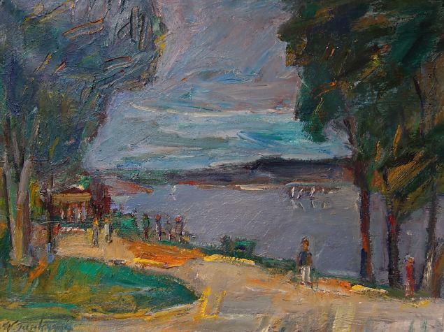 Promenaad, Voldemar Tank E-kunstisalongis