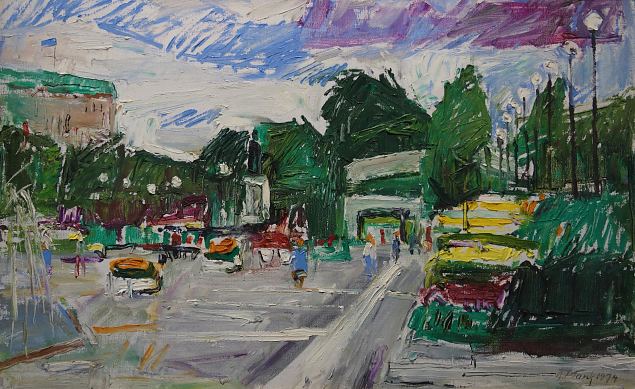 Kungstr�dg�rden - Stockholm 2, Voldemar Tank E-kunstisalongis