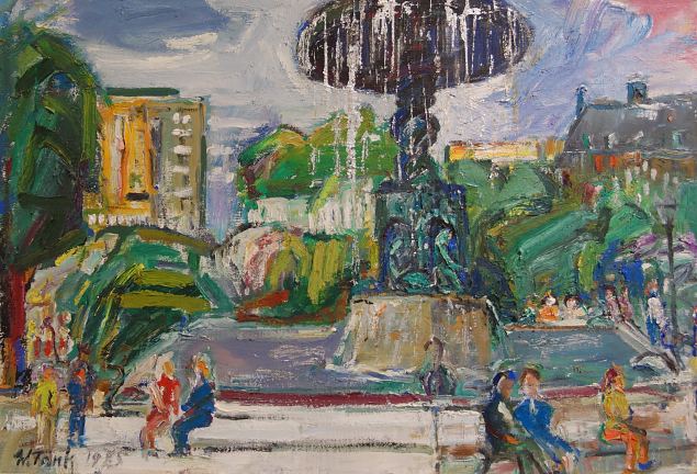 Kungstr�dg�rden - Stockholm 3, Voldemar Tank E-kunstisalongis