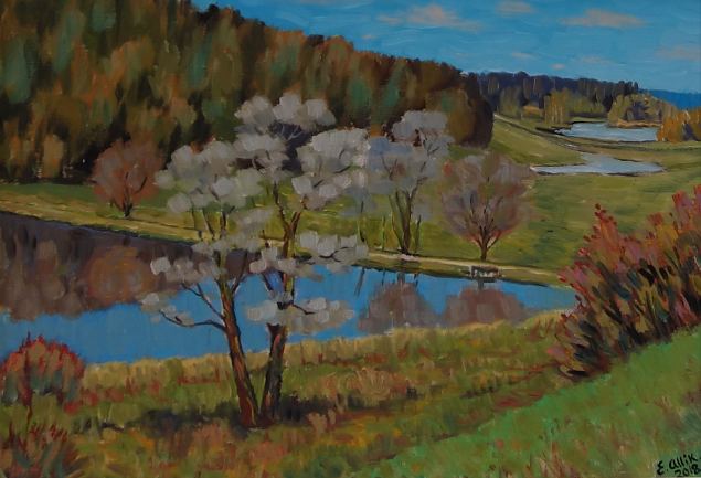 S�gisene Karksi maastik, Enno Allik E-kunstisalongis