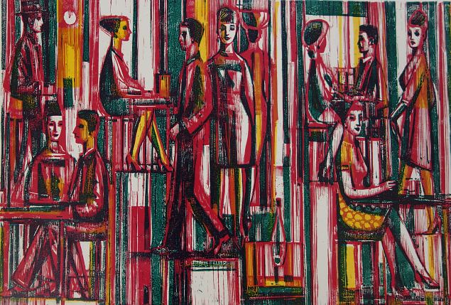 Kohvikus, Erich Pehap E-kunstisalongis