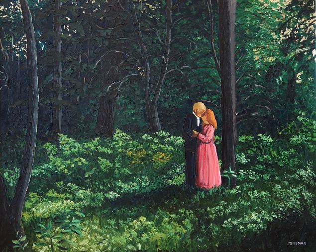 Armastuse hetk metsas, Boris Nineme E-kunstisalongis